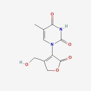 molecular formula C10H10N2O5 B12769568 Stavudine impurity D CAS No. 368890-04-4