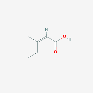 molecular formula C6H10O2 B1276959 (Z)-3-methylpent-2-enoic acid CAS No. 3675-21-6