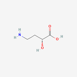 molecular formula C4H9NO3 B1276961 (2R)-4-Amino-2-hydroxybutyric acid CAS No. 31771-40-1