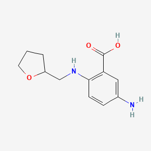 5-Amino-2-[(tetrahydro-2-furanylmethyl)amino]benzoic acid