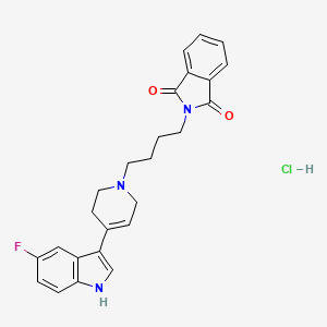 molecular formula C25H25ClFN3O2 B12769698 SLV-310 hydrochloride CAS No. 264869-69-4