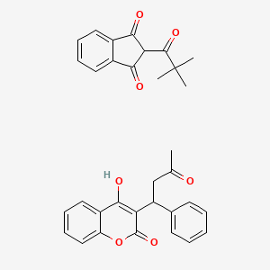 molecular formula C33H30O7 B12769776 Actosin P CAS No. 58934-24-0