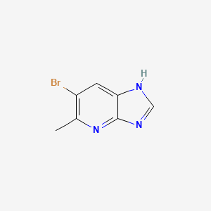 molecular formula C7H6BrN3 B1276979 6-bromo-5-methyl-1H-imidazo[4,5-b]pyridine CAS No. 28279-41-6