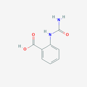 molecular formula C8H8N2O3 B1276981 2-(氨基甲酰氨基)苯甲酸 CAS No. 610-68-4