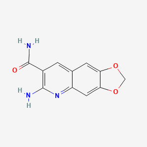 6-Amino[1,3]dioxolo[4,5-g]quinoline-7-carboxamide