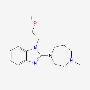 molecular formula C15H22N4O B12769908 S6Rgj8D6BQ CAS No. 122423-32-9