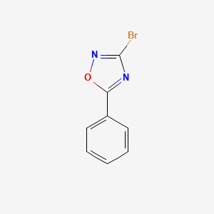 molecular formula C8H5BrN2O B1276993 3-Bromo-5-phenyl-1,2,4-oxadiazole CAS No. 23432-94-2