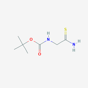 B1276994 Tert-butyl (2-amino-2-thioxoethyl)carbamate CAS No. 89226-13-1
