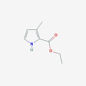 molecular formula C8H11NO2 B1276995 3-甲基-1H-吡咯-2-甲酸乙酯 CAS No. 3284-47-7