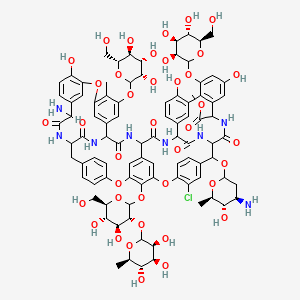 molecular formula C90H101ClN8O39 B12770074 Actaplanin B1 CAS No. 88357-82-8