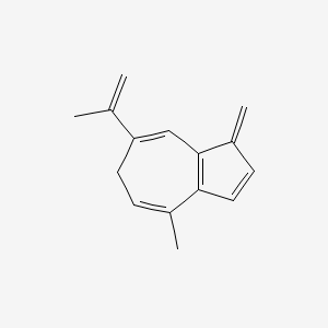 molecular formula C15H16 B12770078 Lactarofulvene CAS No. 18454-60-9