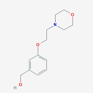 [3-(2-Morpholinoethoxy)phenyl]methanol