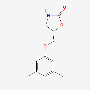 molecular formula C12H15NO3 B12770194 Metaxalone, (S)- CAS No. 1072122-15-6