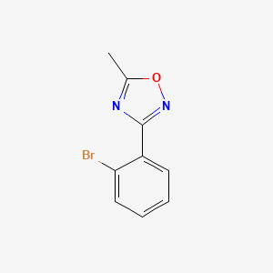 molecular formula C9H7BrN2O B1277020 3-(2-溴苯基)-5-甲基-1,2,4-噁二唑 CAS No. 859851-04-0