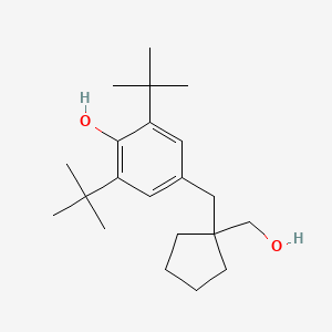 molecular formula C21H34O2 B12770200 AN78SQ2Wkc CAS No. 938174-18-6