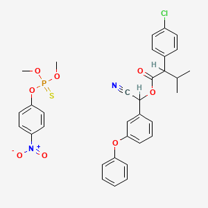 molecular formula C33H32ClN2O8PS B12770201 Jiaqing CAS No. 65272-41-5