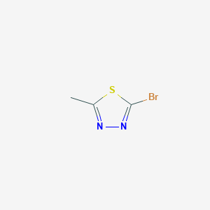 molecular formula C3H3BrN2S B1277022 2-Bromo-5-methyl-1,3,4-thiadiazole CAS No. 54044-79-0