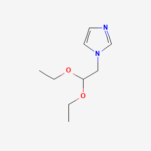 molecular formula C9H16N2O2 B1277031 1-(2,2-Diethoxyethyl)-1H-imidazole CAS No. 18999-43-4
