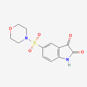 molecular formula C12H12N2O5S B1277039 5-(吗啉-4-基磺酰基)-1H-吲哚-2,3-二酮 CAS No. 220510-03-2