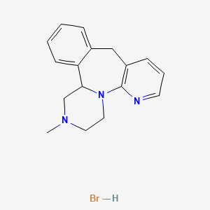 molecular formula C17H20BrN3 B12770417 Mirtazapine hydrobromide CAS No. 868363-97-7