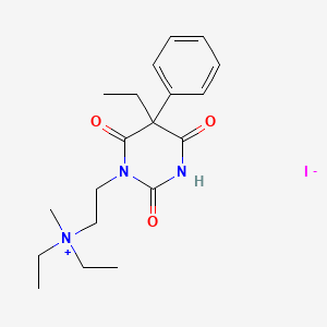 molecular formula C19H28IN3O3 B12770515 Barbetonium iodide CAS No. 6191-48-6