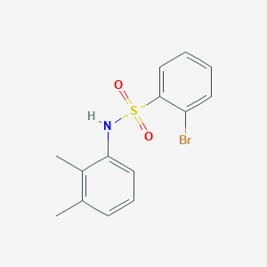molecular formula C14H14BrNO2S B1277055 2-bromo-N-(2,3-dimethylphenyl)benzenesulfonamide CAS No. 941294-37-7
