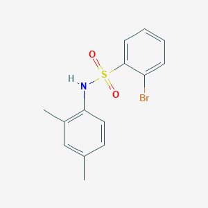 molecular formula C14H14BrNO2S B1277056 2-bromo-N-(2,4-dimethylphenyl)benzenesulfonamide CAS No. 941294-29-7