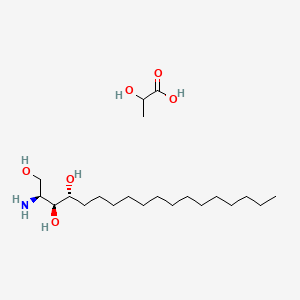 molecular formula C21H45NO6 B12770608 Phytosphingosine lactate CAS No. 444057-40-3
