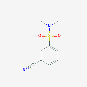 molecular formula C9H10N2O2S B1277065 3-cyano-N,N-dimethylbenzenesulfonamide CAS No. 597561-38-1