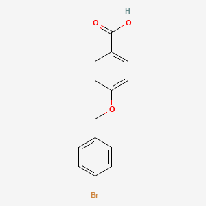 molecular formula C14H11BrO3 B1277081 4-[(4-Bromobenzyl)oxy]benzoic acid CAS No. 62290-41-9