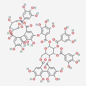 molecular formula C68H50O44 B12770821 Euphorbin H CAS No. 143201-48-3
