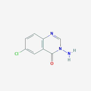 molecular formula C8H6ClN3O B1277092 3-amino-6-chloroquinazolin-4(3H)-one CAS No. 5584-16-7