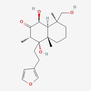 molecular formula C20H30O5 B12771022 Ballotenol CAS No. 63543-36-2
