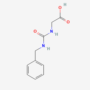molecular formula C10H12N2O3 B1277104 {[(Benzylamino)carbonyl]amino}acetic acid CAS No. 34582-41-7