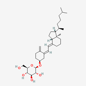 molecular formula C33H54O6 B12771249 Vitamin D3 glucoside CAS No. 88508-78-5