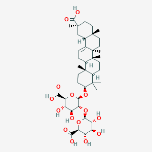 molecular formula C42H64O15 B12771279 Licoricesaponin B2 CAS No. 118536-86-0