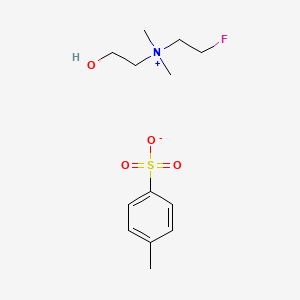 molecular formula C13H22FNO4S B12771368 Fluoroethylcholine tosylate CAS No. 479407-07-3