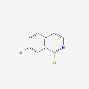 molecular formula C9H5BrClN B1277138 7-Bromo-1-Chloroisoquinoline CAS No. 215453-51-3