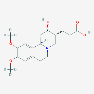 molecular formula C19H27NO5 B12771381 Deutetrabenazine metabolite M1 CAS No. 1778697-55-4