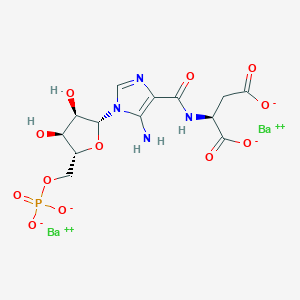 molecular formula C13H15Ba2N4O12P B12771400 Saicar dibarium CAS No. 6057-44-9