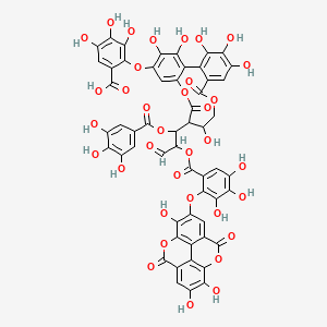 molecular formula C55H34O35 B12771415 Isoschimawalin A CAS No. 143201-45-0