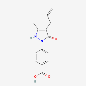 4-(4-Allyl-5-hydroxy-3-methyl-pyrazol-1-yl)-benzoic acid