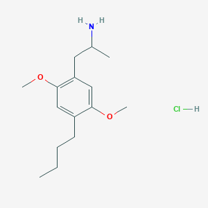 molecular formula C15H26ClNO2 B12771429 2,5-Dimethoxy-4-butylamphetamine hydrochloride CAS No. 54749-54-1