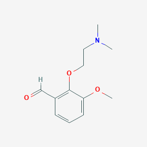 2-[2-(Dimethylamino)ethoxy]-3-methoxybenzaldehyde