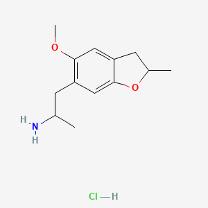 molecular formula C13H20ClNO2 B12771603 F-2 hydrochloride CAS No. 85258-13-5