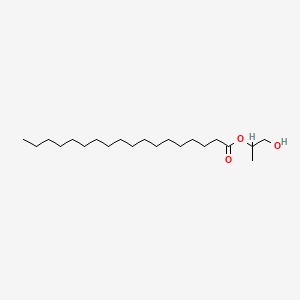molecular formula C21H42O3 B12771657 Propylene glycol 2-stearate CAS No. 3539-36-4