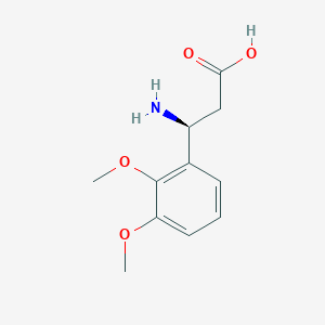 molecular formula C11H15NO4 B1277168 (S)-3-氨基-3-(2,3-二甲氧基苯基)丙酸 CAS No. 752198-18-8
