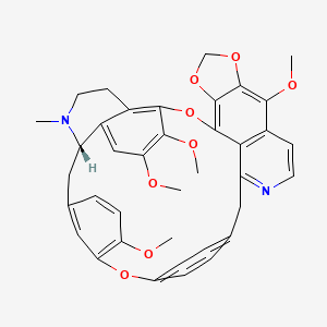 molecular formula C38H36N2O8 B12771683 Thalfine CAS No. 27764-05-2