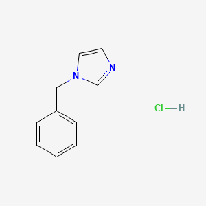molecular formula C10H11ClN2 B12771713 1-Benzyl-1h-imidazole hydrochloride CAS No. 63722-10-1