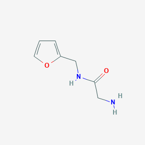 molecular formula C7H10N2O2 B1277184 2-amino-N-(furan-2-ylmethyl)acetamide CAS No. 868238-04-4